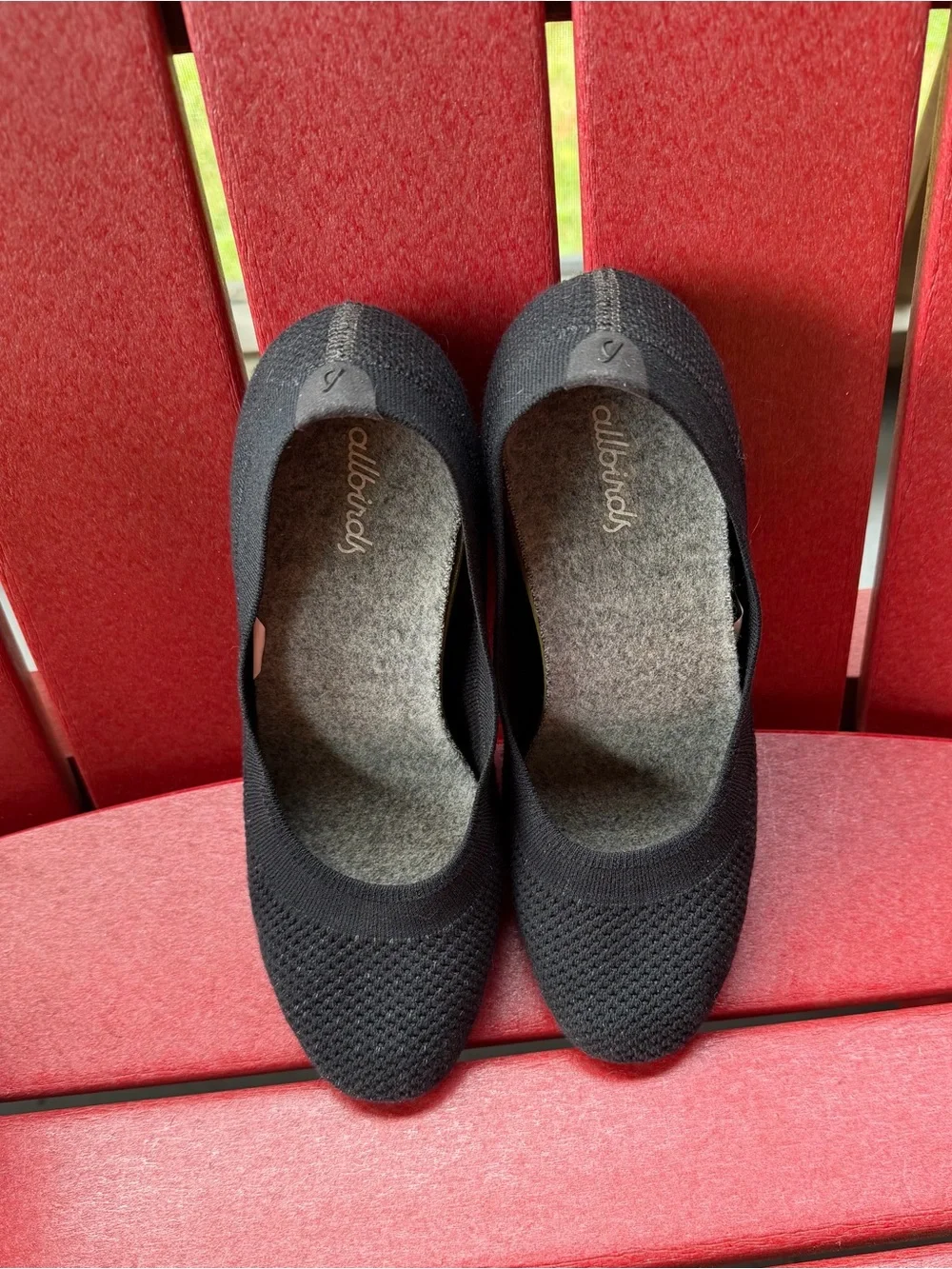 allbirds Women’s Black Tree Breezer Knit Slip-On Flats